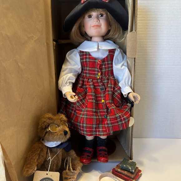 2000 Boyds Bear Yesterdays’ Children Christa Large L/E Doll 90 - Picture 2 of 9